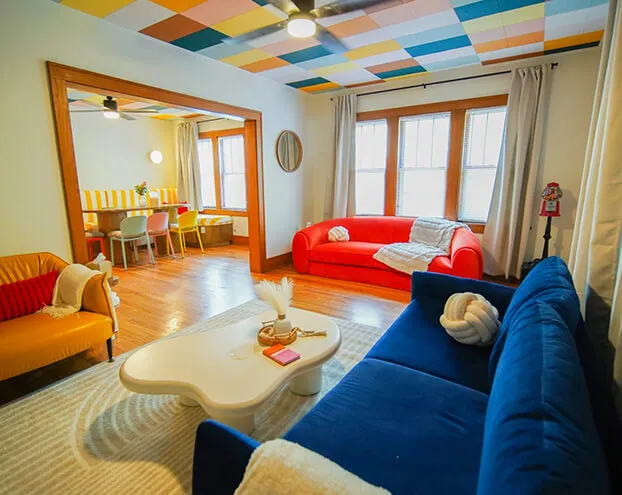 An Omaha home listed as a vacation rental