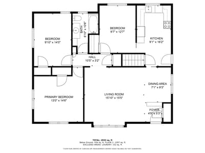 Thoughtfully designed floor plan showcasing spacious bedrooms, open living areas, and modern kitchen perfect for comfortable stays.